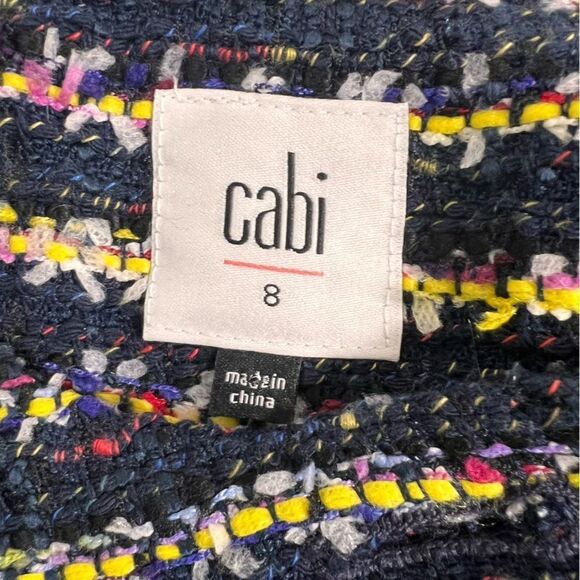 Cabi Headline Topper Button Down Multi-Stripe Coat - Picture 8 of 16